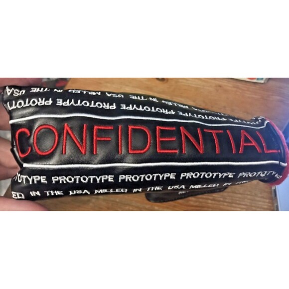 Confidential Prototype Blade Putter Headcover New Golf Head Cover Revolt Golf - Picture 2 of 7